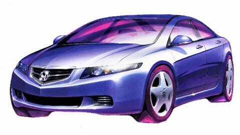 Schets van nieuwe Accord