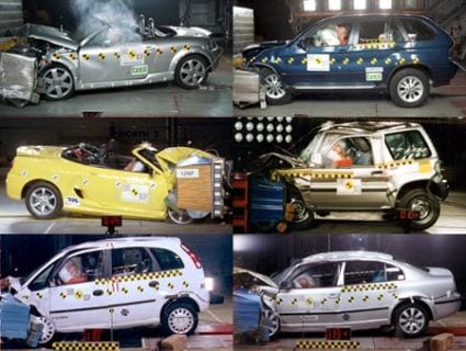 Nieuwe botsproefserie EuroNCAP