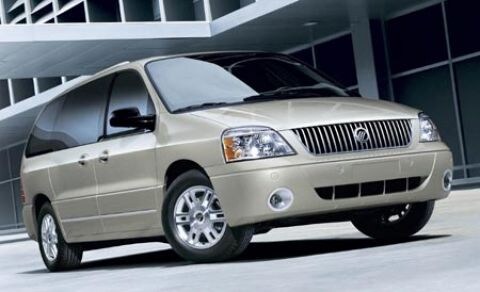 Nieuwe minivan van Mercury