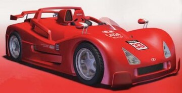 Straatracer van Lada