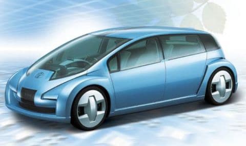 Toyota Fine-N concept car in Tokyo