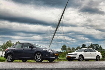 Dubbeltest Ford Focus - Volkswagen Jetta