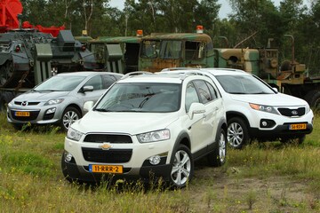 Chevrolet Captiva 2.2D 184 pk LTZ - Kia Sorento 2.