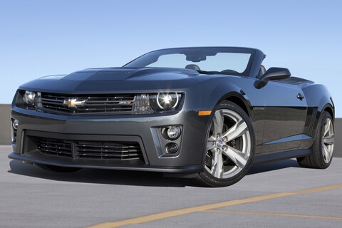 Chevrolet Camaro ZL1 ook dakloos