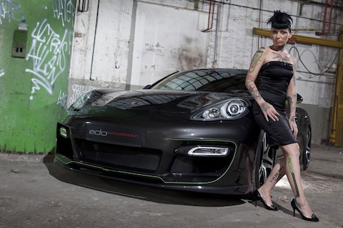 Alle schaamte overboord: Edo Hellboy Panamera S