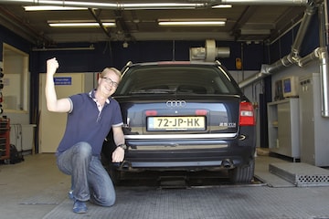 Audi A6 op de rollenbank