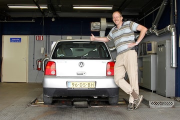op de rollenbank Volkswagen Lupo 3L