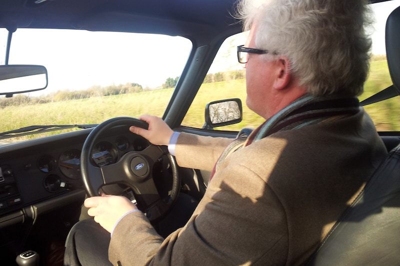 Bas van Putten rijdt Ford Capri