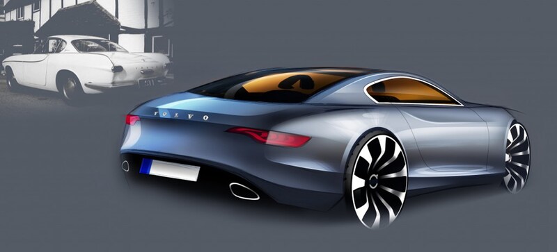 Volvo P1800 ontwerpschets