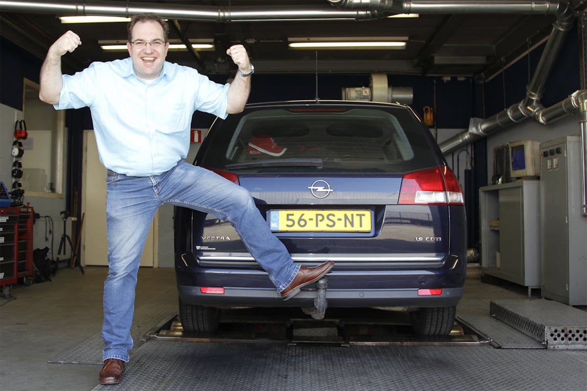 Op de rollenbank: Opel Vectra 1.9 TDCI