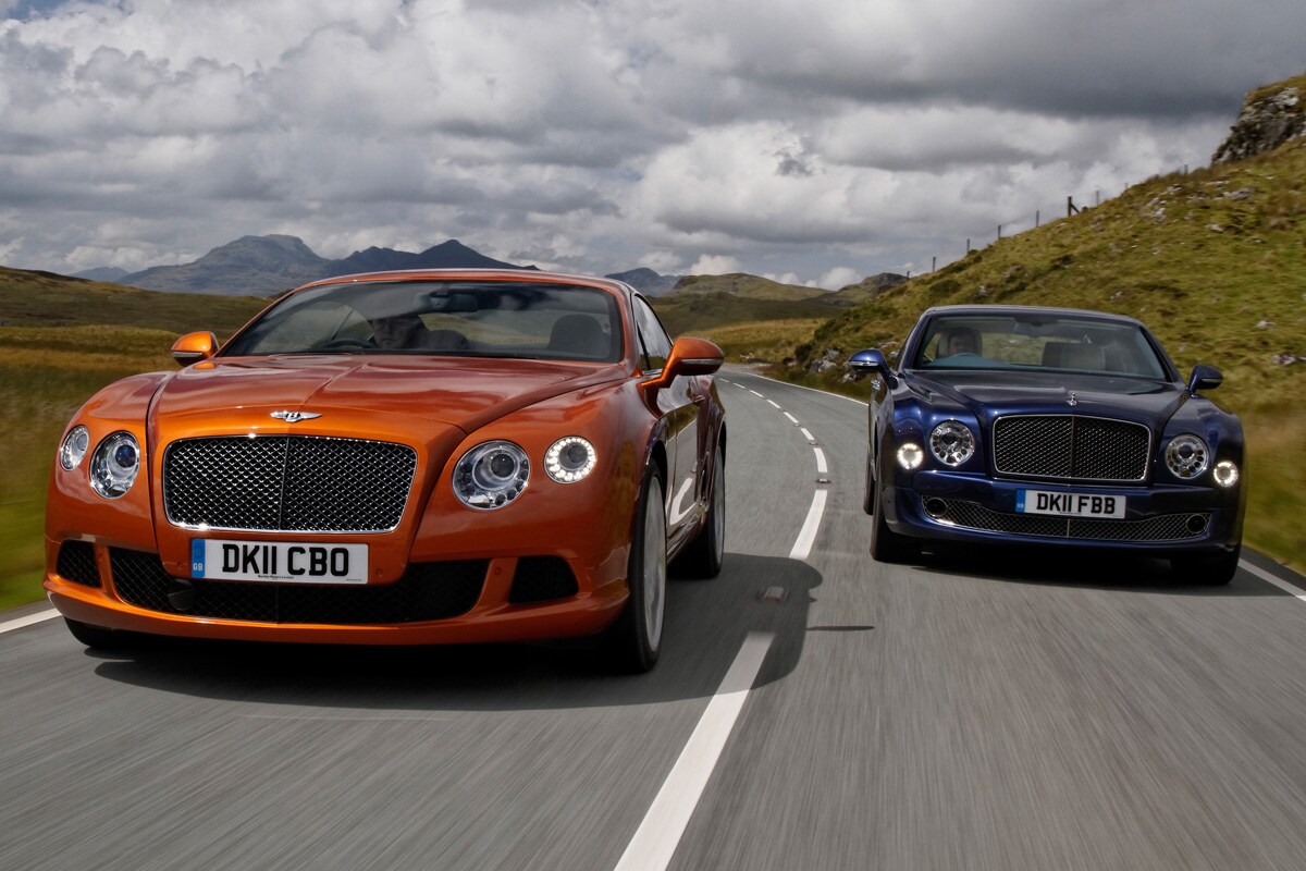 Bentley Continental en Mulsanne