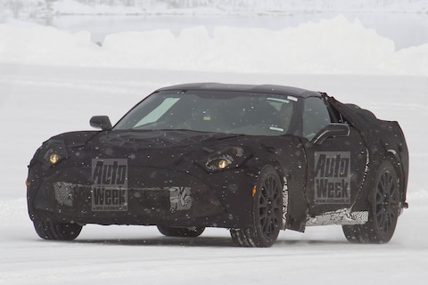 Chevrolet test met echte Corvette C7