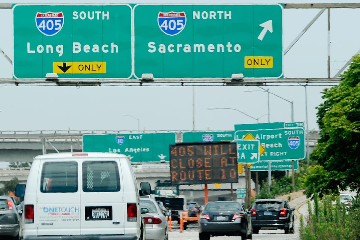 Verkeer in Los Angeles | Foto: ANP/EPA