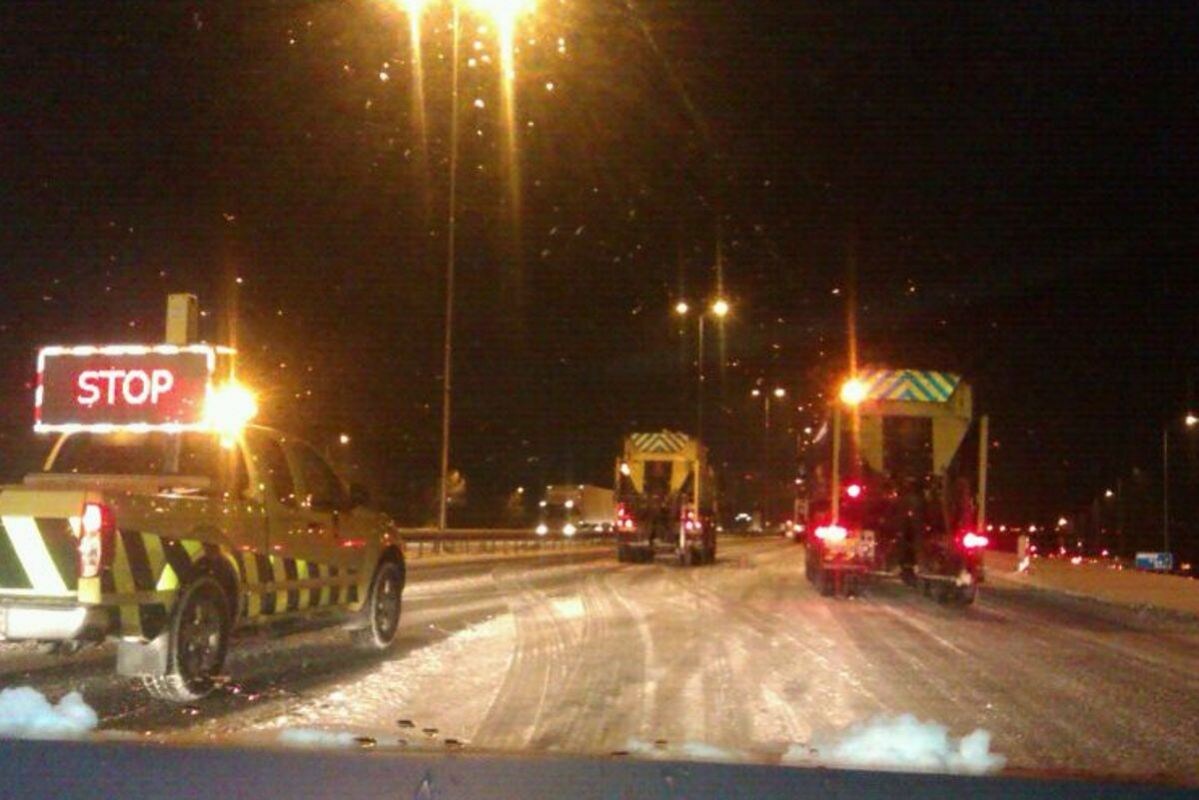 A2 in de sneeuw (Chris van Binsbergen)
