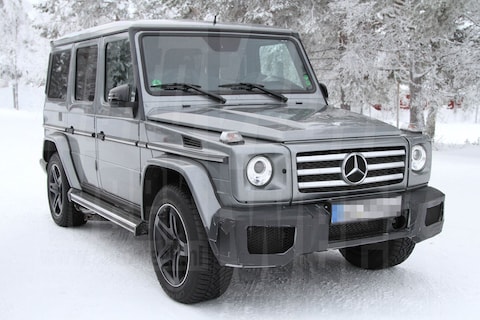Gevorderd Mercedes-Benz G63 AMG-testmodel gespot