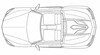 Honda NSX cabrio patentschetsen