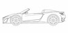 Honda NSX cabrio patentschetsen