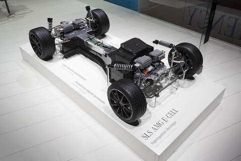 Mercedes-Benz onthult aandrijflijn SLS E-Cell