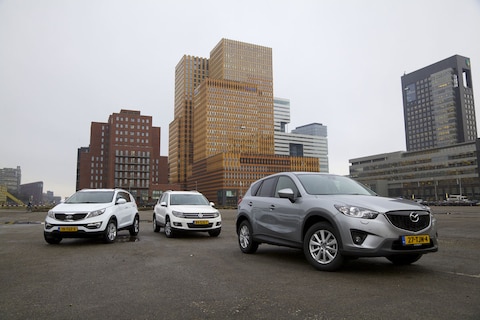 Test: Kia Sportage 1.6 GDI - Mazda CX-5 2.0 SkyActiv - Volkswagen Tiguan