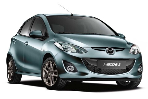 Actiemodellen van de Mazda 2 en 5