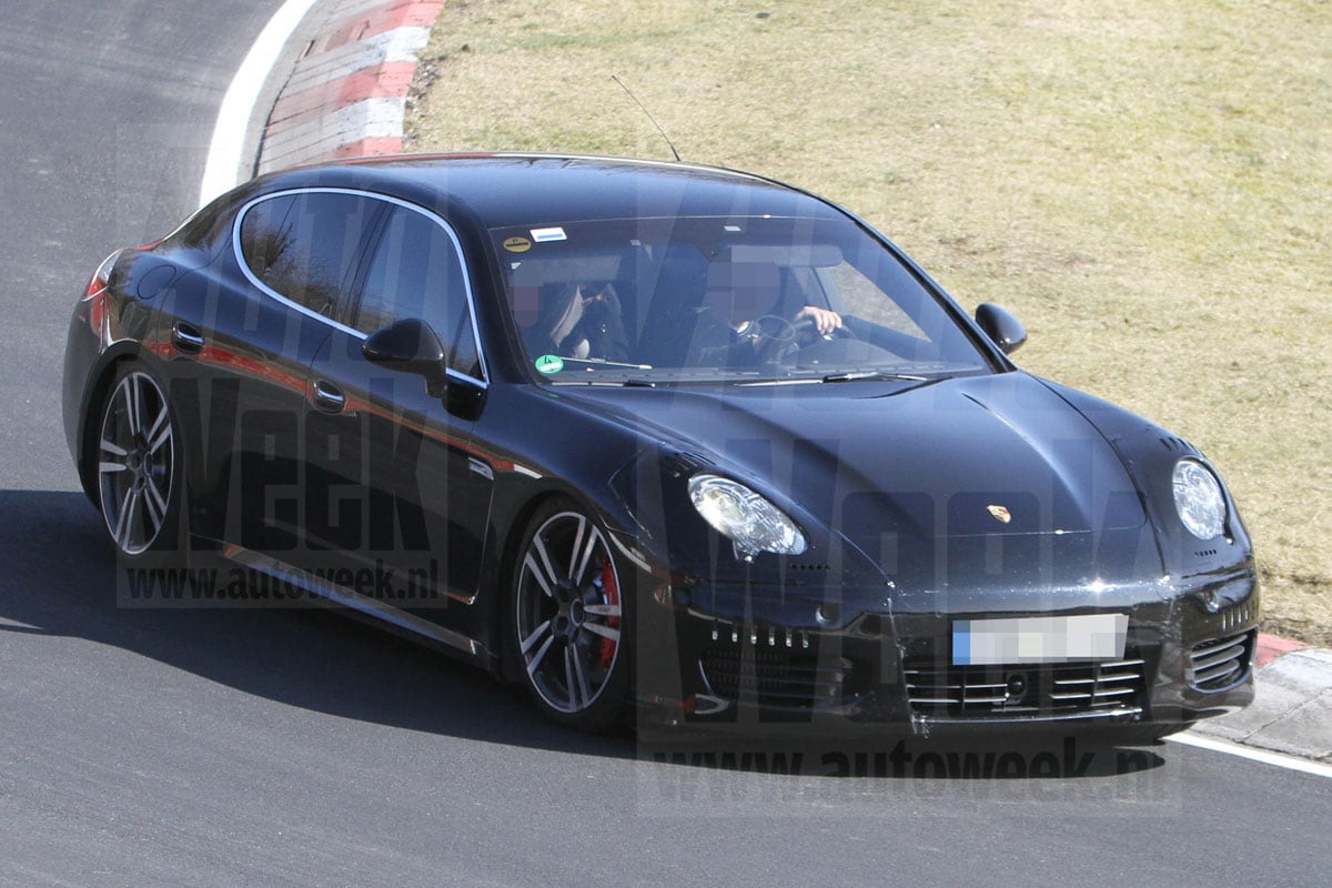 Porsche Panamera spyshots