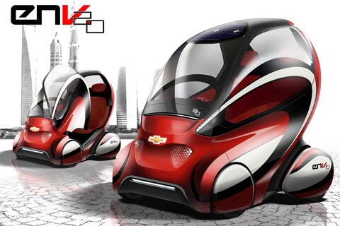 Auto van de toekomst in China: Chevrolet EN-V 2.0