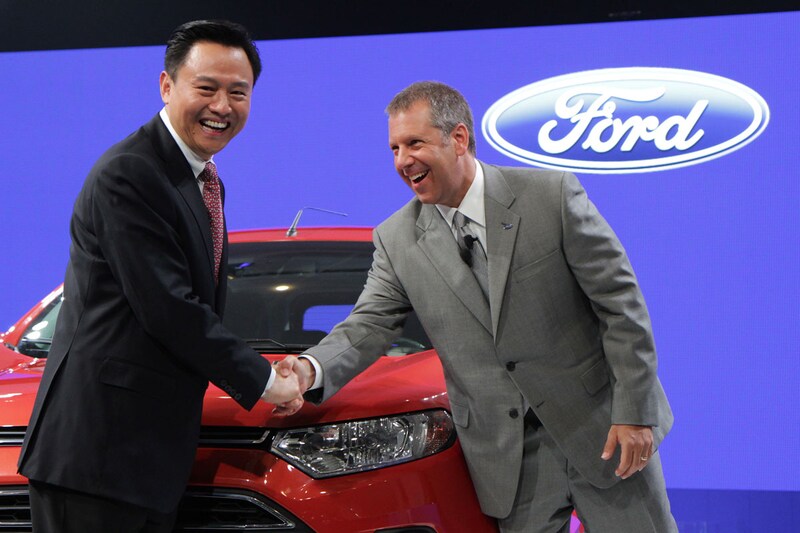 Fords Xu Liuping en Joe Hinrichs