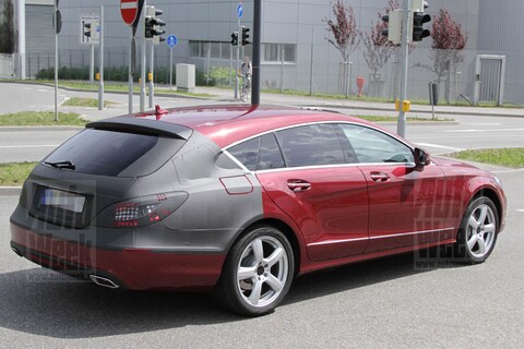 Mercedes CLS Shooting Break toont achterlichten
