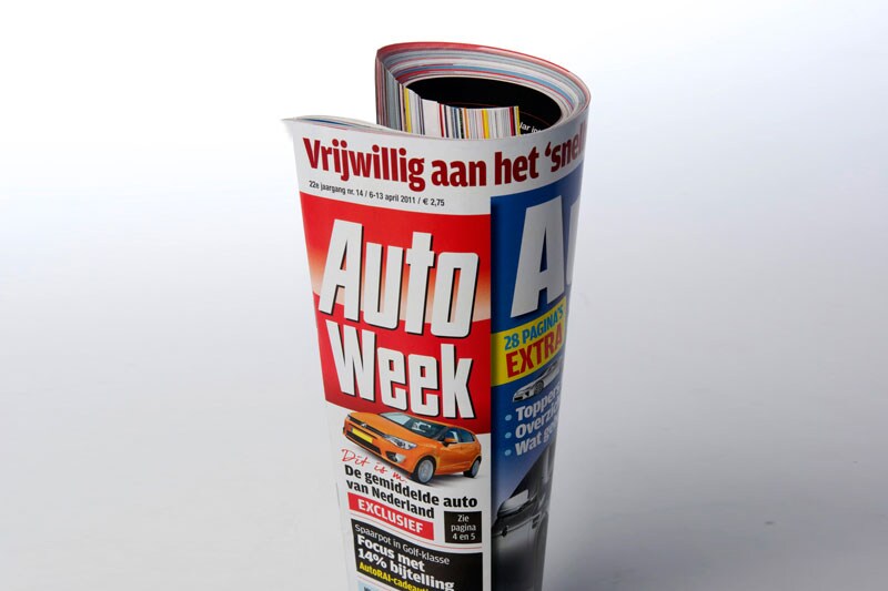 Opgerolde AutoWeek