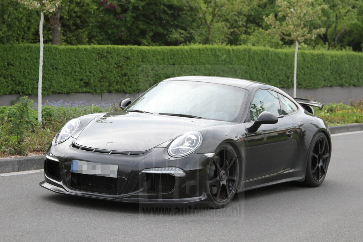 Porsche 911 GT3 spyshots