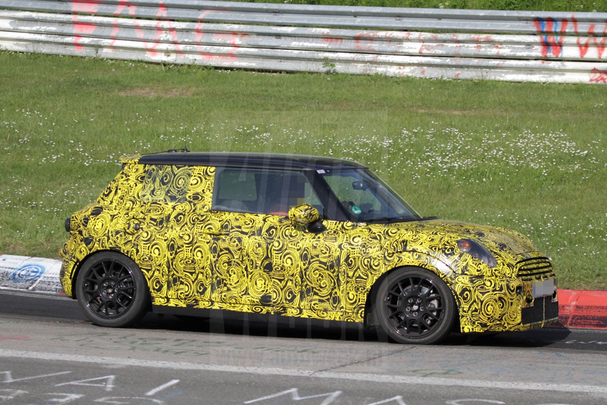 Mini Cooper S spyshots