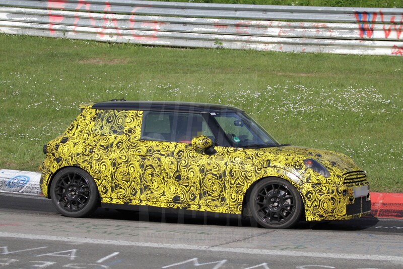 Mini Cooper S spyshots