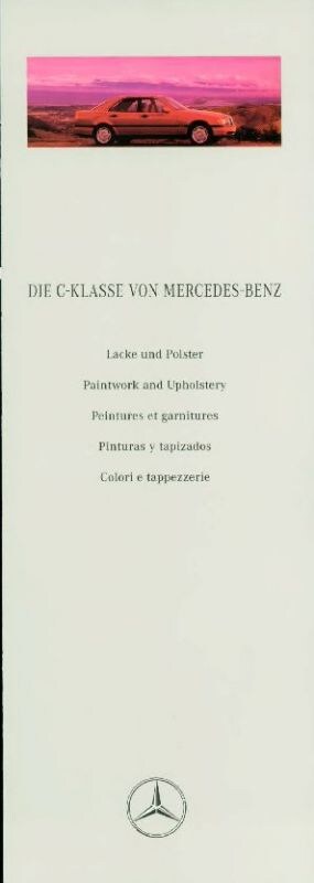 Brochures Mercedes-Benz C-klasse - Folders