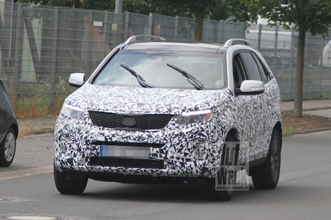 Kia Sorento met minder beplakking
