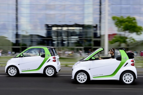 Smart start levering Fortwo electric drive