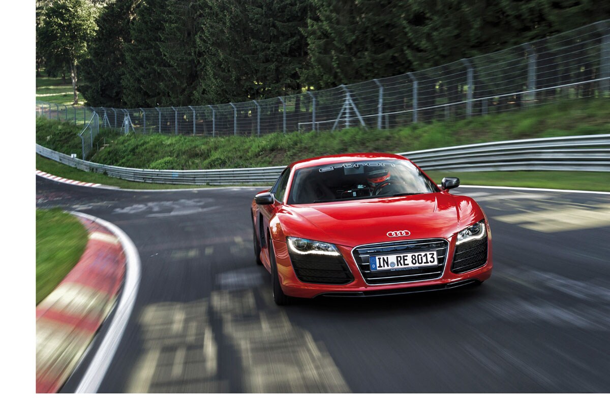 Audi R8 e-Tron zet record neer op Nordschleife
