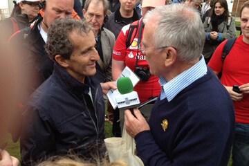Alain Prost op Goodwood
