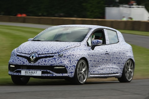 Nieuwe Renault Clio RS in actie op Goodwood