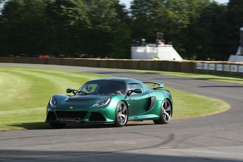 Goodwood - Sandor van Es rijdt hillclimb in Exige S