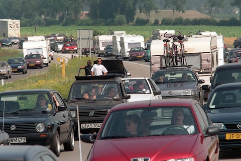 Ruim miljoen Nederlanders de weg op