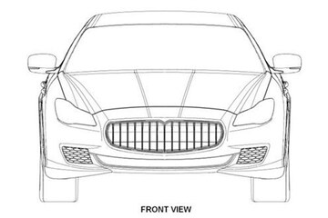 Maserati Quattroporte patentschetsen