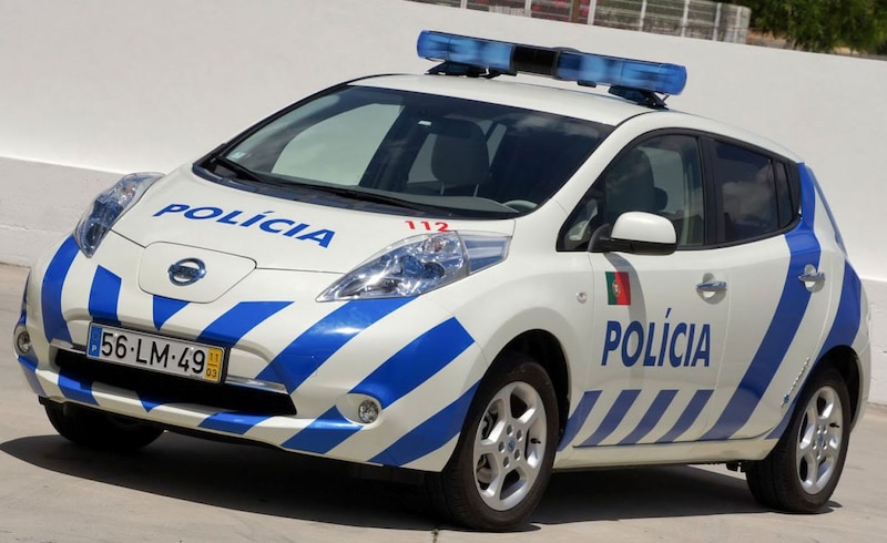 Nissan Leaf politieauto