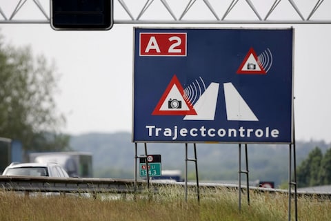 Meteen boete bij trajectcontrole A2