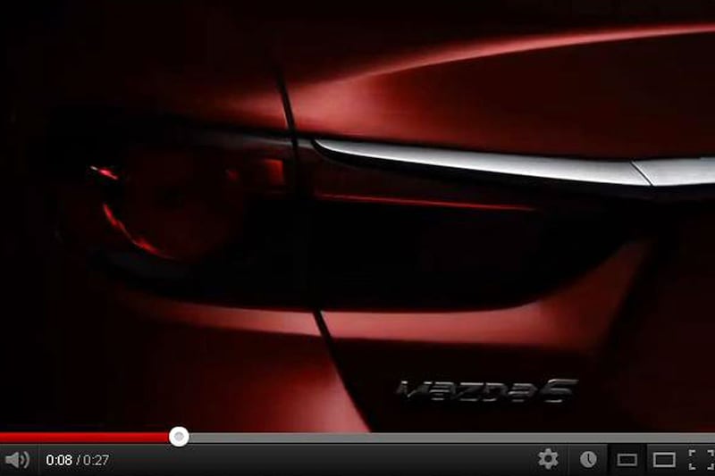 Mazda 6 teaser