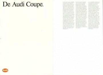 Brochures Audi Coupé - Folders