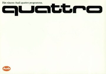 Brochures Audi 80 - Folders