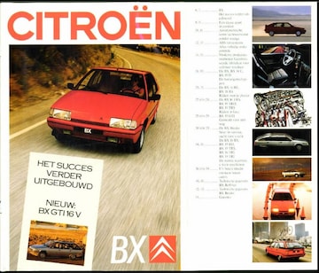 Brochures Citroën BX - Folders