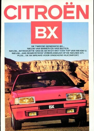 Brochures Citroën BX - Folders