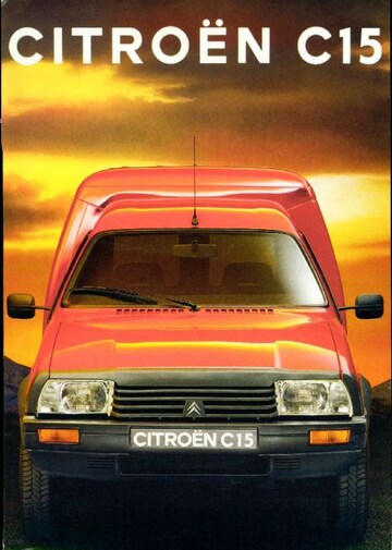 Brochures Citroën C15 - Folders