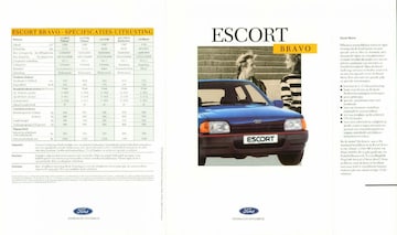 Brochures Ford Escort - Folders
